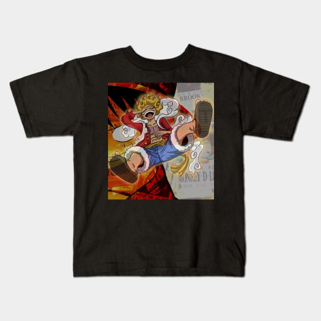 One Piece Kids T-Shirt by store of art